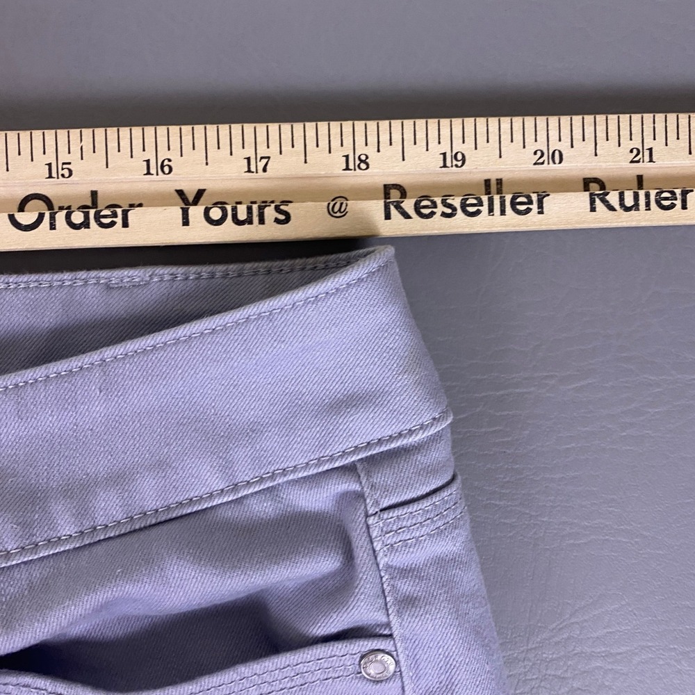 Talbots Flawless Five-Pocket Boyfriend Pants 14W Light Gray Cotton Lyocell - Picture 6 of 12